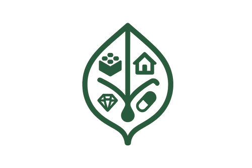 a logo needed. This logo should demostrates the various products, including toys, home products, toilet products, jewellery and supplements. This shop is called Alizee Leaf. I do not want any word on this logo. Keep the logo large and simple. This will be used in a shopify shop.